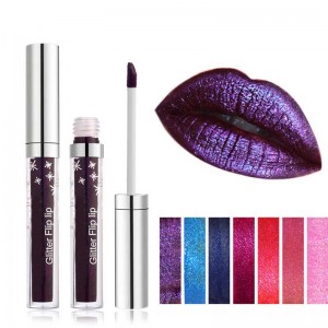 Glitter υγρό κραγιόν Diamond αδιάβροχο μεταλλικό lipgloss
